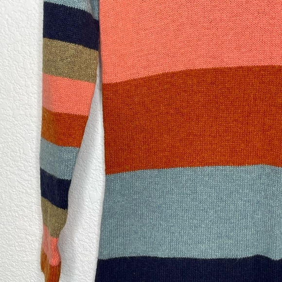 Anthropologie Isabelle Sinclair dress sweater striped wool blend sz XS - Picture 4 of 11